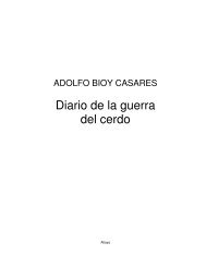 Diario de la guerra del cerdo (Adolfo Bioy Casares)