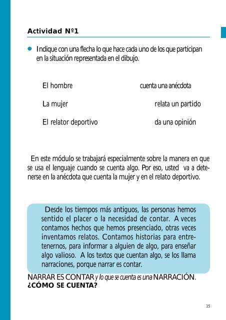 Lengua Nivel I - Región Educativa 11