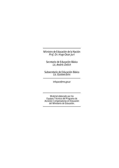 Lengua Nivel I - Región Educativa 11