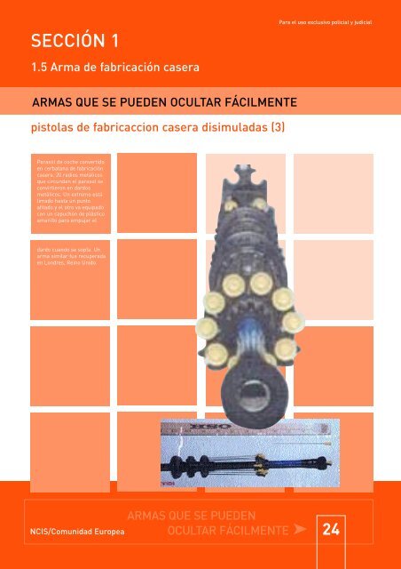 compendio de armas de fuego disimuladas 2003