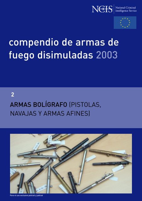 compendio de armas de fuego disimuladas 2003