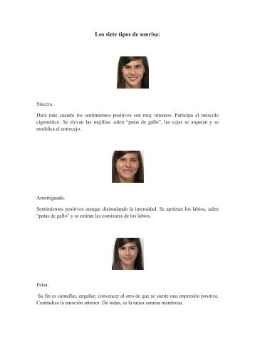 Los siete tipos de sonrisa.pdf - Centro Unesco Campo de Gibraltar
