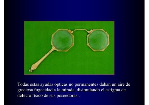 Historia de las gafas