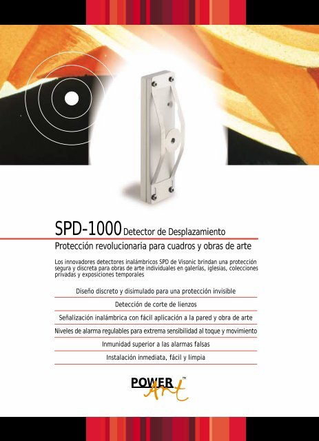 SPD-1000Detector de Desplazamiento Protección ... - Visonic