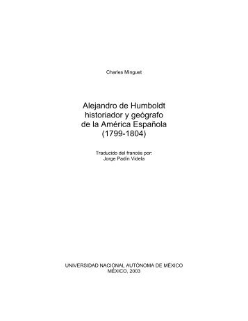 Charles Minguet - Centro de Investigaciones sobre América Latina y ...