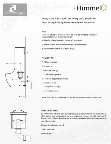 Descargar aqui - Himmelbauer - Mingitorios Ecologicos