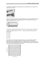 Lista de exercicios - Química