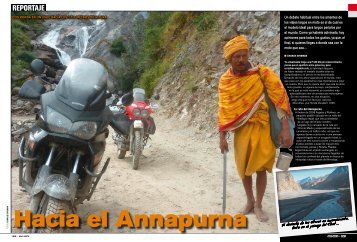 REPORTAJE - Vuelta al Mundo en moto Sinewan