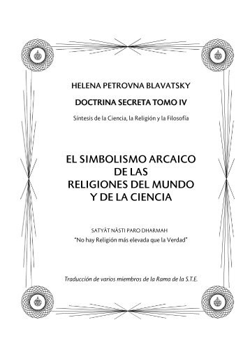 Doctrina Secreta Tomo IV - Sociedad Teosófica Española