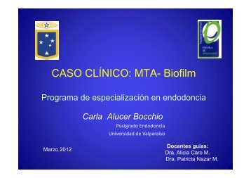 MTA - Postgrados de Odontologia - Universidad de Valparaiso