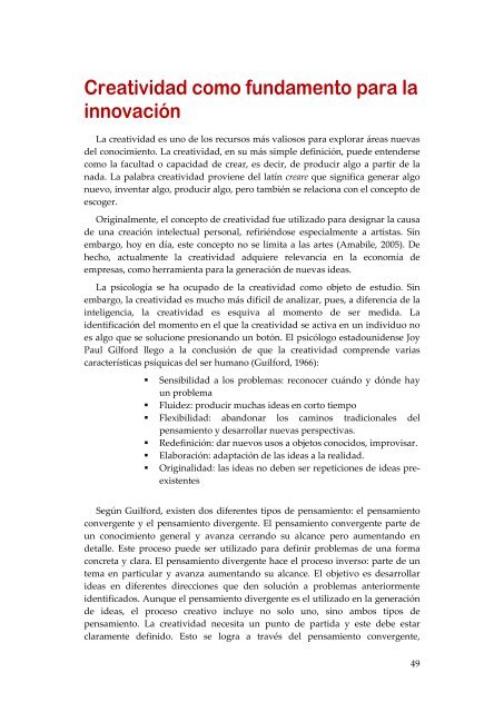 Gestión de la fase temprana de la innovación