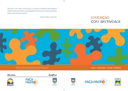 EDUCAÇÃO COM AFETIVIDADE - Fundação Educar DPaschoal