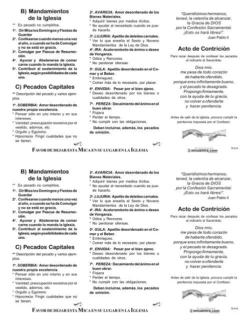 Examen de Conciencia - El que busca encuentra