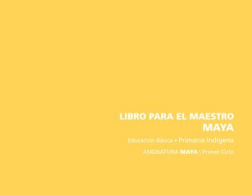 Libro para el maestro maya. - UAM