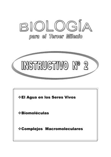 El Agua en los Seres Vivos Biomoléculas Complejos ... - Webnode