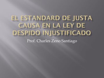 Prof. Charles Zeno Santiago