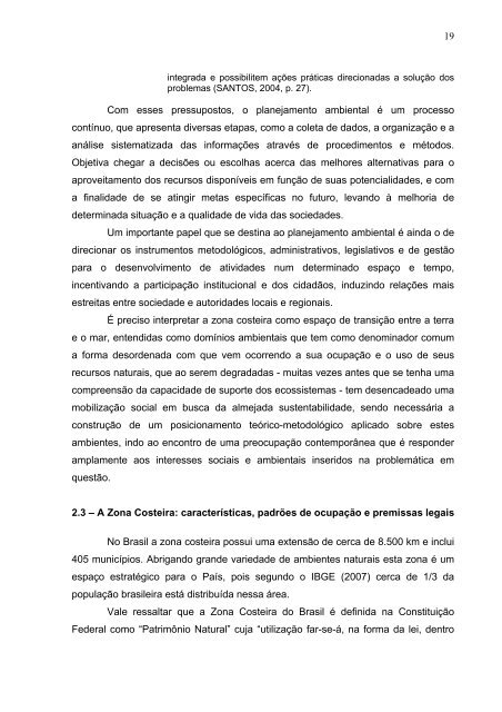 expansão urbana e qualidade ambiental no litoral de joão pessoa-pb.