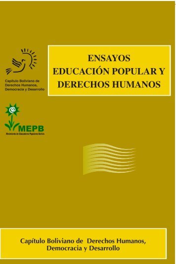 ensayos educación popular y derechos humanos - Capítulo ...