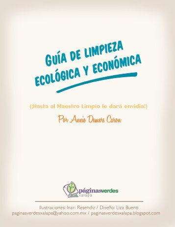 Guía de limpieza ecológica y económica - Páginas Verdes Xalapa