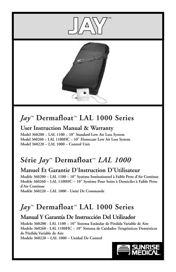 Jay™ Dermafloat™ LAL 1000 Series - Phc-online.com