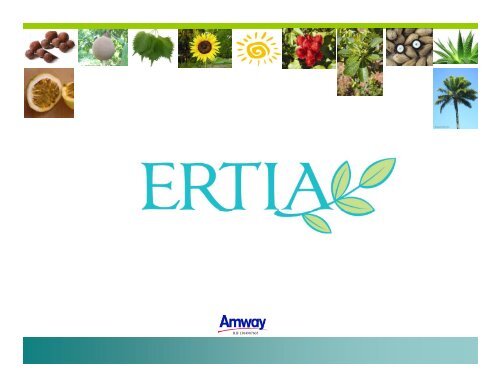 Presentación Ertia (actualizado) - Amway