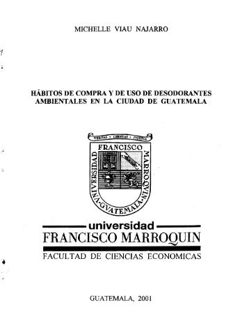 Habitos de Compra y Uso de Desodorantes Ambientales en la ...