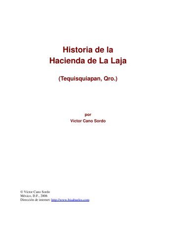 Historia de la Hacienda de La Laja - Bisabuelos