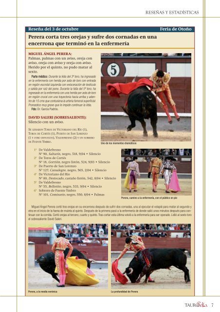 Descargar el fichero PDF con las reseñas de - Plaza de Toros de ...