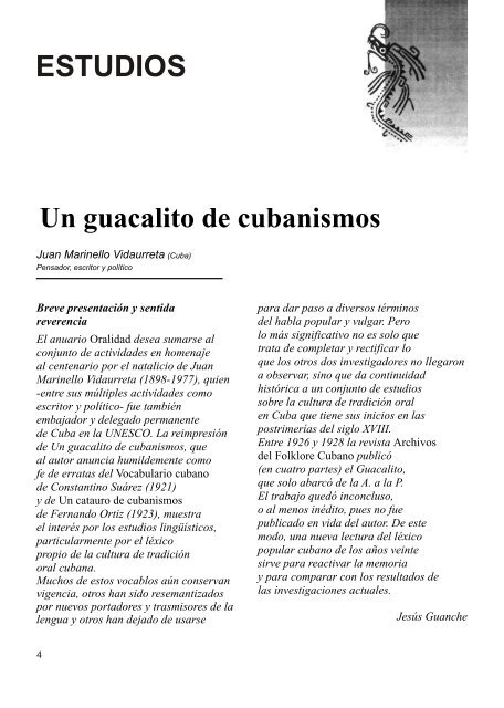 Un guacalito de cubanismos