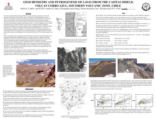 GSA poster - Department of Geography and Geology - Western ...