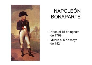 Emperador Napoleón Bonaparte. - Guardia Salinera