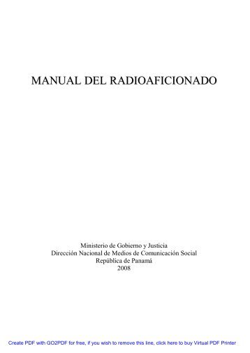 MANUAL DEL RADIOAFICIONADO - Union de Radioaficionados de ...