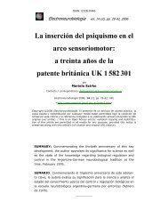 La inserción del psiquismo en el arco sensoriomotor: a treinta años ...