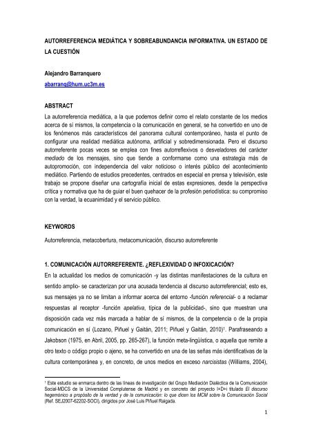 Descargar comunicación completa (PDF) - AE-IC 2012 Tarragona