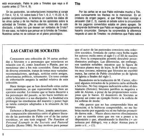 Edouard Cothenet - Las Cartas Pastorales - Comunidad de San Juan
