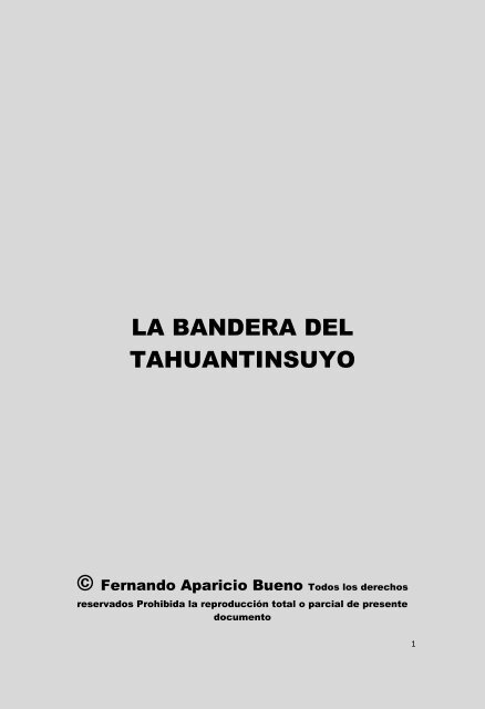 LA BANDERA DEL TAHUANTINSUYO - SIAR CUSCO