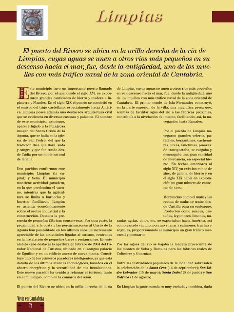 Descargar en PDF el numero 5 - Vivir en Cantabria