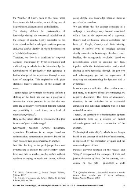 Anno 2, Numero 3, Settembre-Dicembre 2008 - Vittimologia