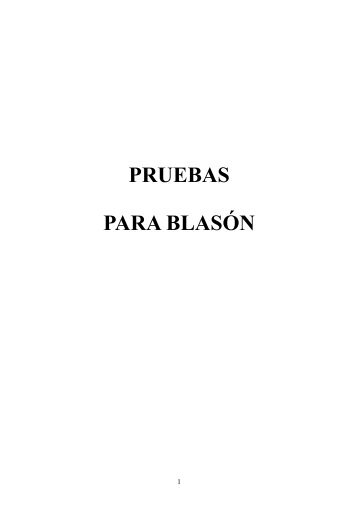 Pruebas blason