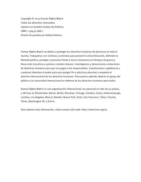 Los Desaparecidos de México - Human Rights Watch