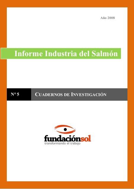 Cuadernos De Investigacion N 5 Fundacion Sol