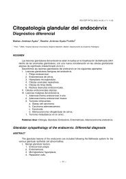 Citopatología glandular del endocérvix - revista española de patología