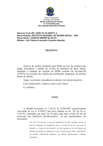 200970590069712 - Justiça Federal do Paraná