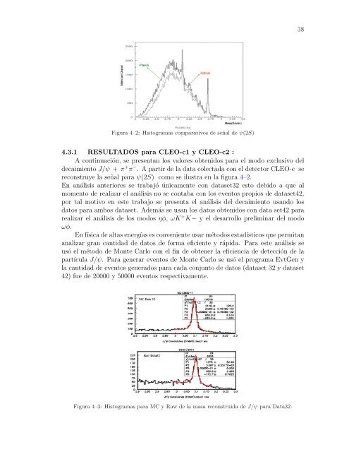 AN´ALISIS Y RECONSTRUCCI´ON DEL DECAIMIENTO HADR ...