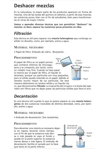 Separación de mezclas - ies "poeta claudio rodríguez"