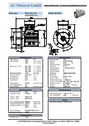 TDB - ACA 100 LA-4 - AC-Motoren GmbH