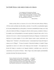 José Emilio Pacheco: toda ciudad se funda en la ... - Hofstra People