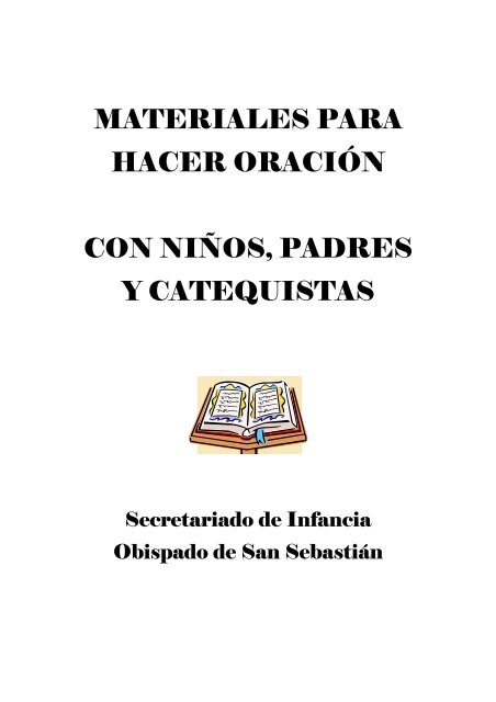 materiales para hacer oración con niños, padres y catequistas