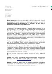 GOBIERNO DE EXTREMADURA - ProfEX - Educarex