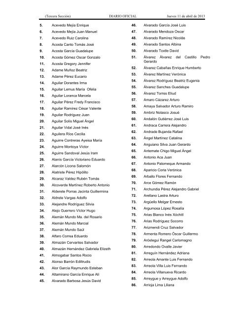 aceptados al 18 interno jueces - Consejo de la Judicatura Federal